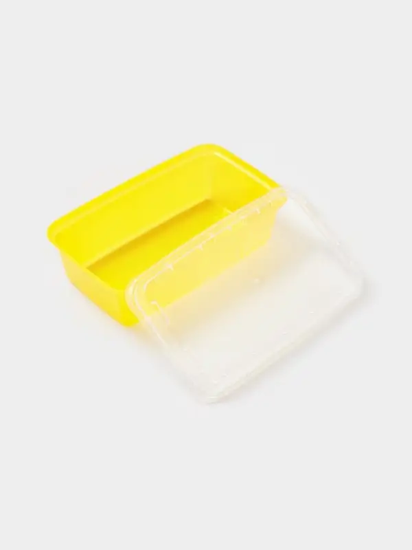Набор контейнеров для заморозки BEROSSI Zip, 3 шт., 1 л, пластик, желтый