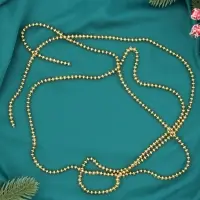 Бусы на ёлку &laquo;Бусинки&raquo;, 2 м, d=4 мм, золотистый
