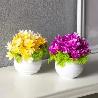 Искусственный цветок в горшке &laquo;Суккуленты пышные&raquo;, 6&times;8 см, МИКС