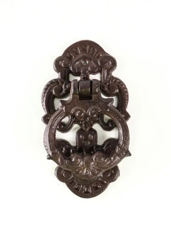 Ручка дверная чугун  Ручка дверная чугун "Цветочная" 9,5х3,5х17,5 см