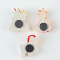 Набор магнитов "Новогодний", 3 шт, 5.5 х 5 см