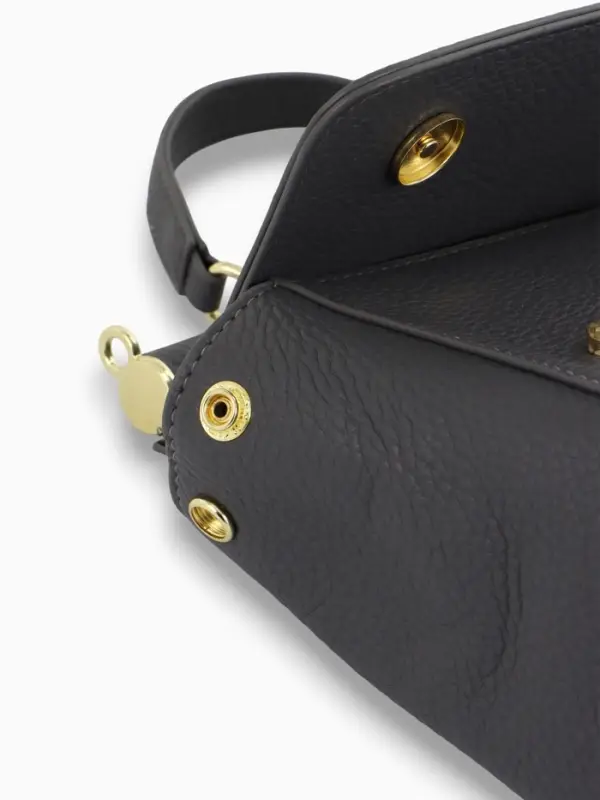 Сумка женская мессенджер TEXTURA на магните, 25&times;9&times;17 см, серая