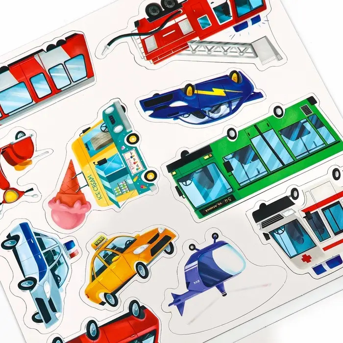 Настольная магнитная игра для малышей &laquo;&lrm;Машинки&raquo;, 28&times;20 см