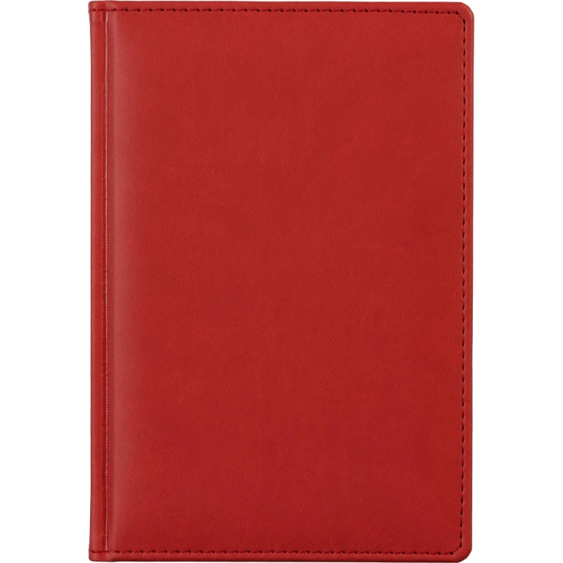 Ежедневник недатированный красный,А5,143х210мм,176л,ATTACHE Сиам