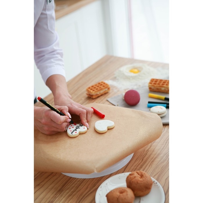 Набор маркеров для украшения десертов, 17 см, 4 шт, разноцветные Набор маркеров для украшения десертов, 17 см, 4 шт, разноцветные