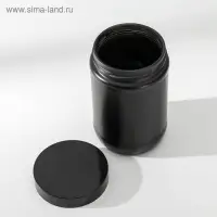 Банка стеклянная для сыпучих продуктов «Любовь на кухне», 660 мл, цвет чёрный Банка стеклянная для сыпучих продуктов «Любовь на кухне», 660 мл, цвет чёрный