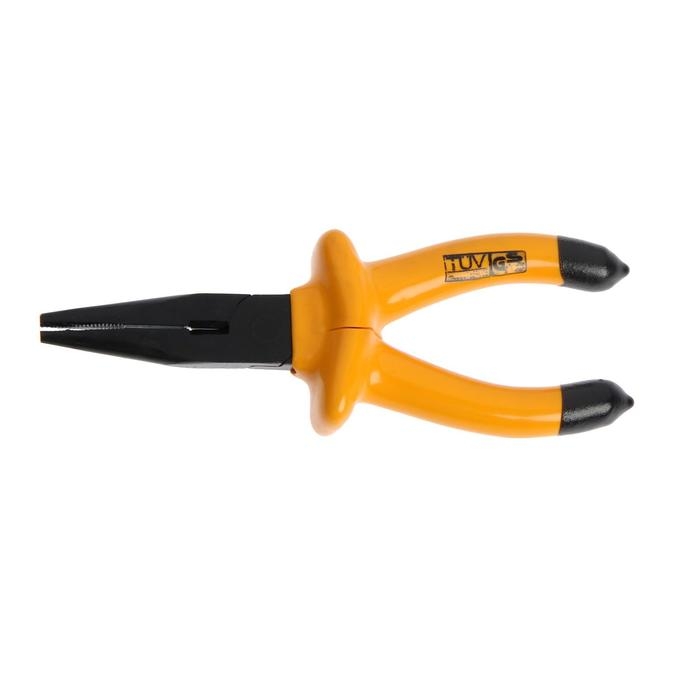 Длинногубцы диэлектрические ТУНДРА, изолирующие рукоятки из резины до 1000 В, 160 мм Длинногубцы диэлектрические ТУНДРА, изолирующие рукоятки из резины до 1000 В, 160 мм