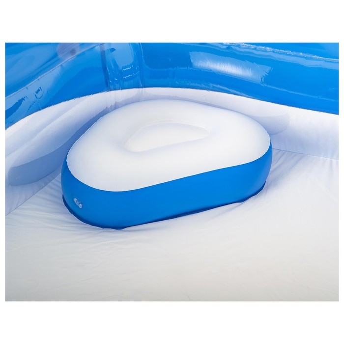 Бассейн надувной Bestway, 213×206×69 см, с сиденьями и подголовниками, от 6 лет, 54153 Бассейн надувной Bestway, 213×206×69 см, с сиденьями и подголовниками, от 6 лет, 54153