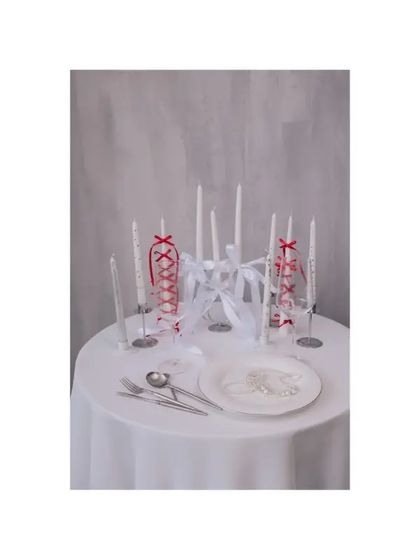 Свеча витая, 2.3&times;24.5 см, 5 ч, 50 г, белая