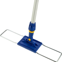 Швабра флаундер д/пола сталь 40х10см в сборе без насадки Кит