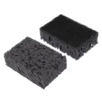 VETTA Набор губок для мытья посуды BLACK, 12 шт, 9,8x6,5x3,1 см, корал