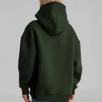 Худи Kulonga Oversize, темно-зеленый хаки, размер M/L