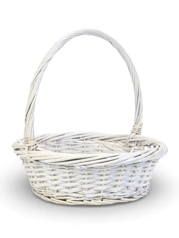 Набор корзин 3 шт ИВА 40x40x14 32х32x12 27х27x10 см ПЛЕТ ручка h=20/18/16 см