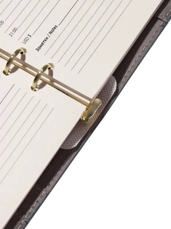 Органайзер на кольцах, А5, с клапаном, 80л, линия, к/зам, с ручкой, Серо-синий Органайзер на кольцах, А5, с клапаном, 80л, линия, к/зам, с ручкой, Серо-синий