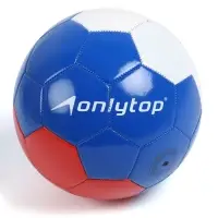 Футбольный мяч ONLYTOP &laquo;Россия&raquo;, машинная сшивка, 32 панели, размер 5, PVC