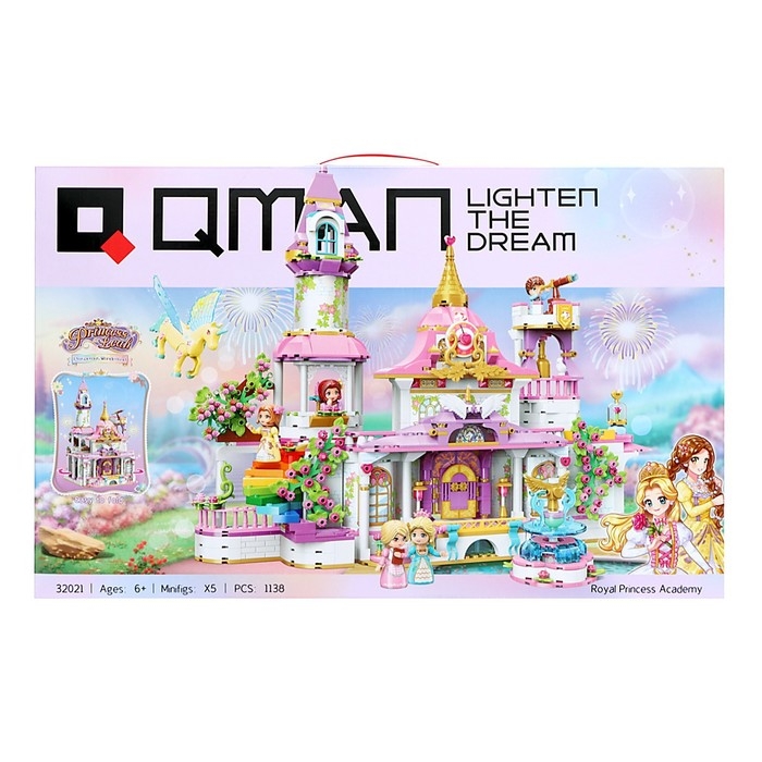 Конструктор Принцессы «Цветочный дворец», 1138 деталей Конструктор Принцессы «Цветочный дворец», 1138 деталей