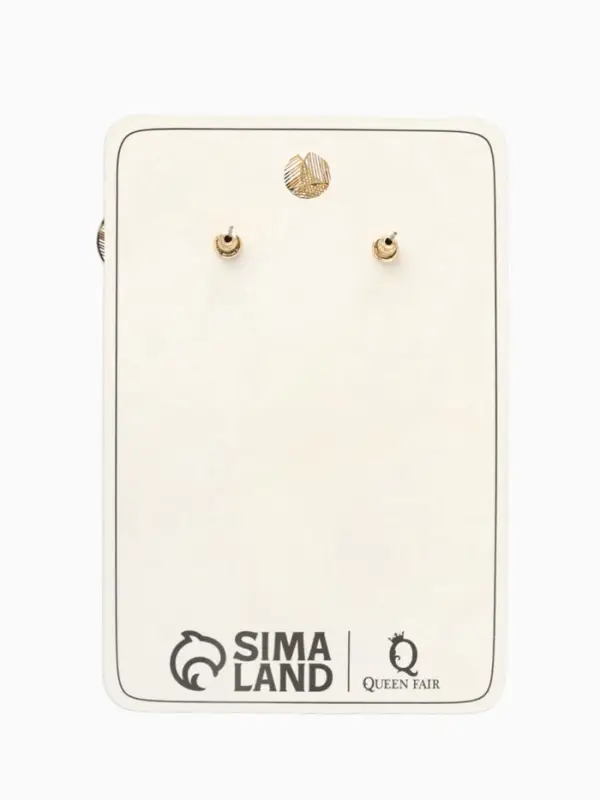 Серьги висячие &laquo;Цветок&raquo;, каталея, цвет золото, 10 см