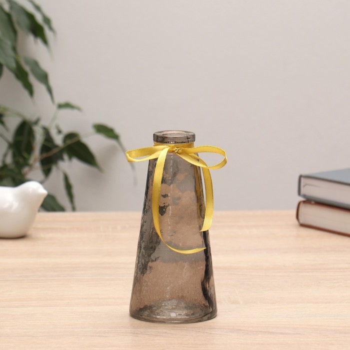 Ваза  Ваза "Волшебные мгновения" дымка  d-3,5см 7,5(дно)х15см, микс