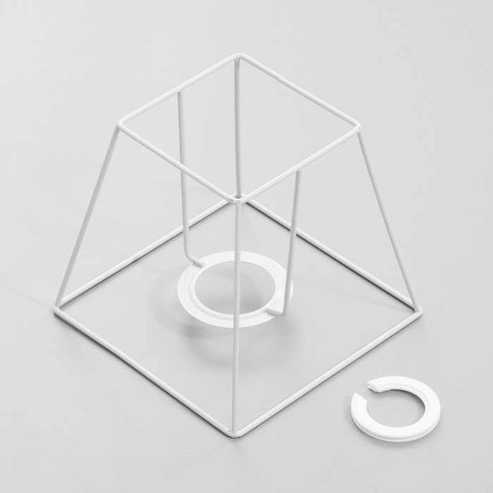 Каркас-основа абажура для люстры Каркас-основа абажура для люстры "Квадрат" Е27/Е14 14х14х13см