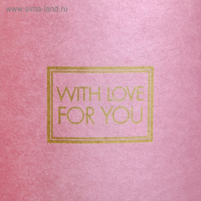 Коробка подарочная круглая, упаковка, «Пантон 06», 16 х 16 х 16 см