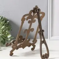 Сувенир чугун "Мольберт королевские вензели" 17х7х27 см