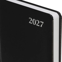 Ежедневник датированный 2027 Attache А5 168л 138x213мм балакрон черн