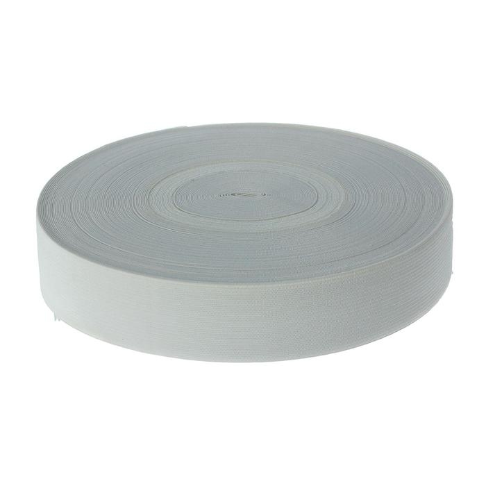 Резинка 4 см белая, в рулоне 40 м. Резинка 4 см белая, в рулоне 40 м.