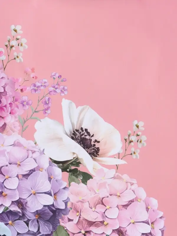 Пакет подарочный ламинированный "Цветочная радость" 26 х 12 х 32 см