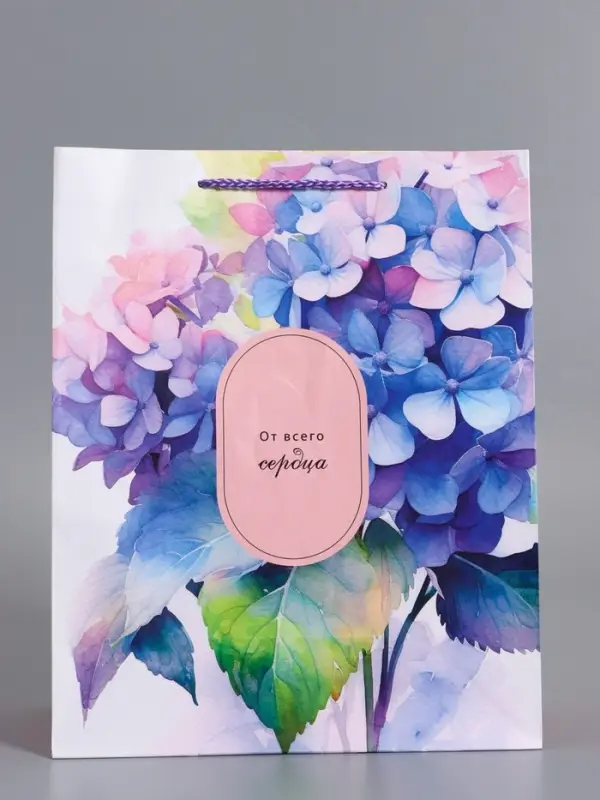 Пакет подарочный &laquo;Цветочные мелодии&raquo; ламинированный 26 х 12 х 32 см