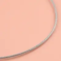 Спицы круговые, для вязания, с металлическим тросом, d=3 мм, 14/80 см