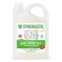 Жидкое средство для стирки 2 в 1, Synergetic, универсальное, гель, 3.75 л