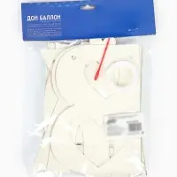 Гирлянда "Happy Birthday (резные сердца)" серебро, металлик, 200 см.