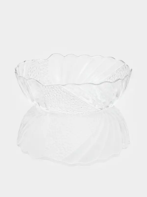 Салатник Paşabah&ccedil;e Papillion, 3 л, d=27 см, стекло, прозрачный