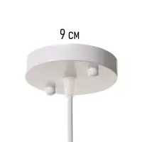 Светильник Lisa 1&times;40 Вт Е27 бордовый 26&times;26&times;32 см