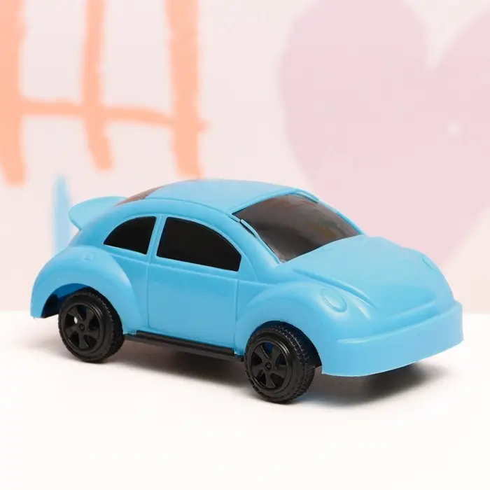 Машинка пластмассовая «Жук», 11×6×4 см, МИКС Машинка пластмассовая «Жук», 11×6×4 см, МИКС