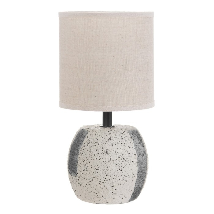 Настольная лампа Настольная лампа "Аделла" Е14 40Вт бело-серый 12х12х26 см RISALUX