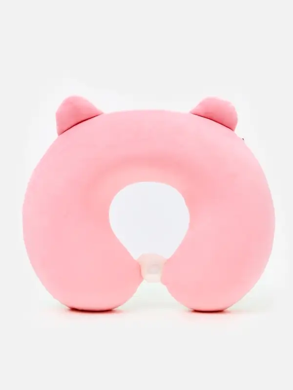 Мягкая игрушка - антистресс подголовник "Кошечка" 32 см