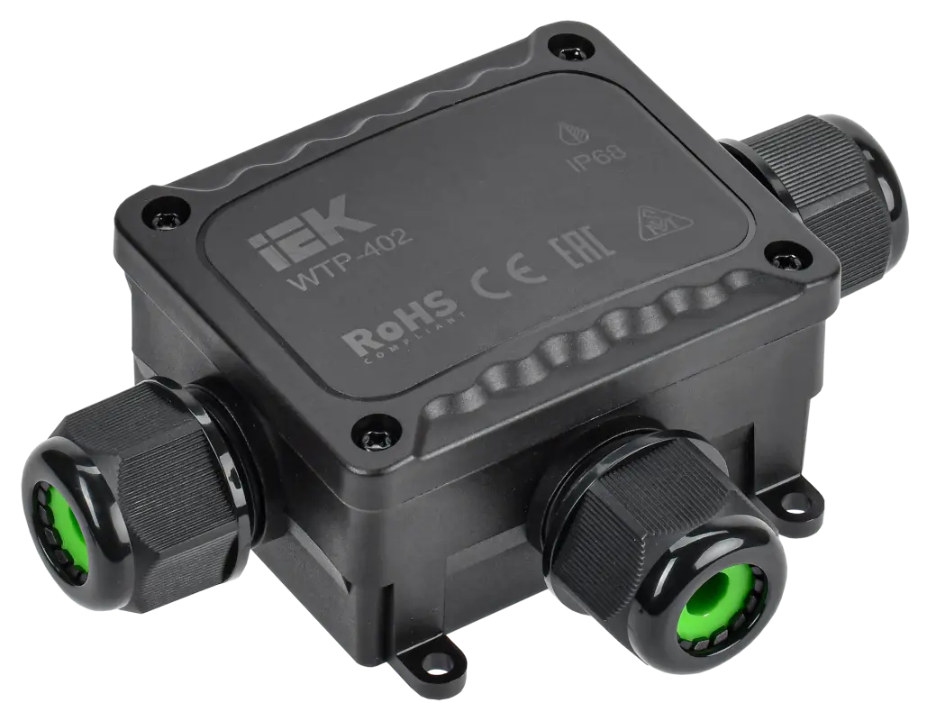 Коробка распред. герметичная WTP-402 3 ввода IP68