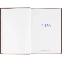 Ежедневник датированный 2026, бордо,А5, 148х218 мм,352 стр,АТТАСНЕ Вива