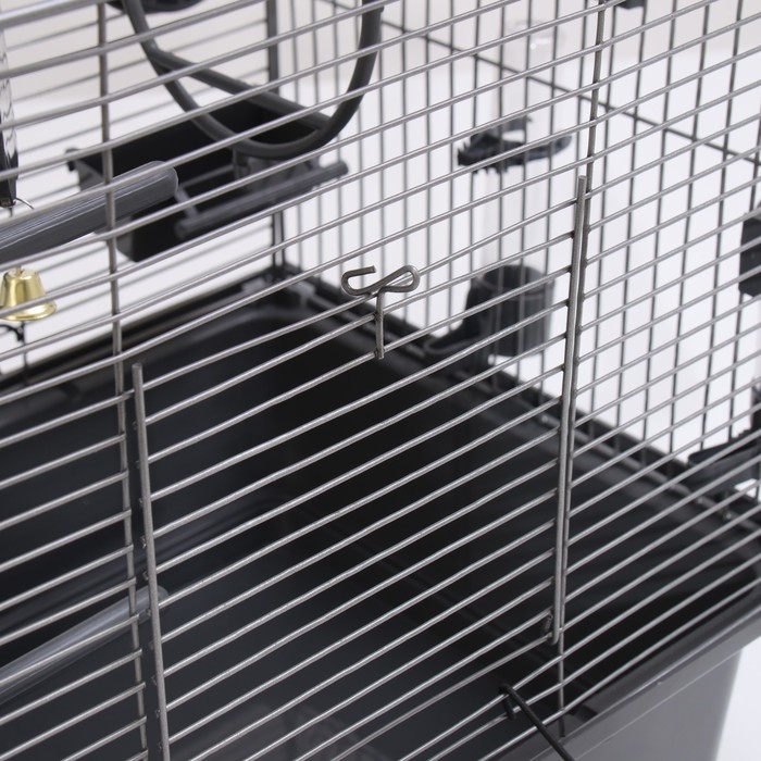 Клетка для птиц Клетка для птиц "Пижон" №100, разборная, 42 х 30 х 37см (укомплект.) серая