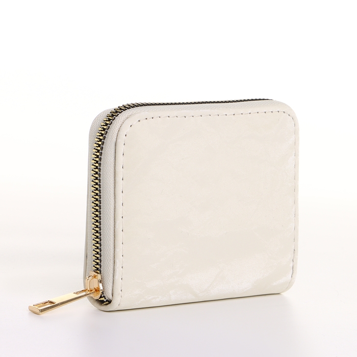 Кошелёк женский на молнии, цвет бежевый Кошелёк женский на молнии, цвет бежевый