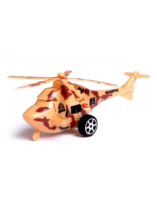 Вертолёт инерционный, цвета МИКС