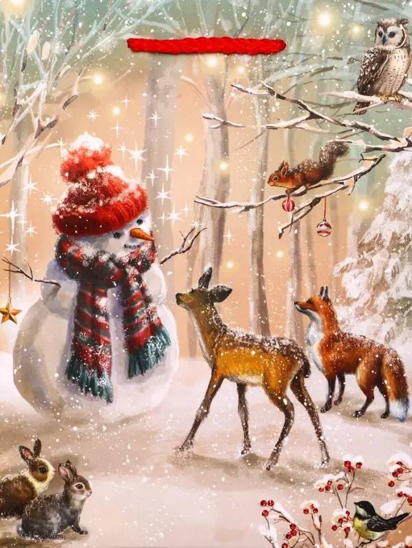 Пакет подарочный новогодний ламинированный, «Встреча друзей » , 18×10×22.3 см Пакет подарочный новогодний ламинированный, «Встреча друзей » , 18×10×22.3 см