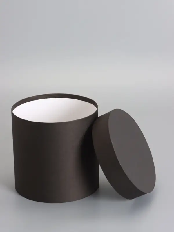 Шляпная коробка черная, 18 х 18 см