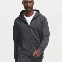 Толстовка мужская на молнии с капюшоном Seven Men, темно-синяя, размер S