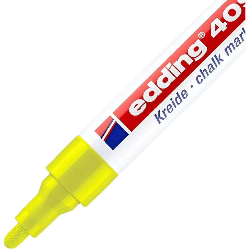 Маркер меловой Edding E-4095 chalk marker жёлтый