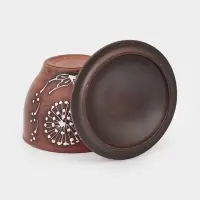 Горшок для запекания &laquo;Одуванчик&raquo;, 600 мл, 12&times;12&times;13 см, красная глина