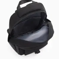Рюкзак школьный, 2 отделения, 4 кармана, водонепроницаемое дно, 27&times;13&times;38.5 см, чёрный