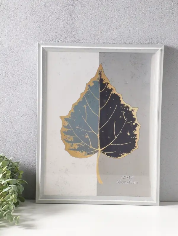 Фоторамка пластик 30х40 см "Остин" бело-серый 44,2х34,2х1,5 см