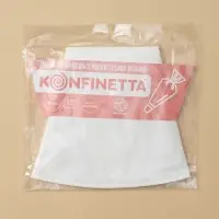 Кондитерский мешок KONFINETTA, 35&times;21 см, хлопок, белый